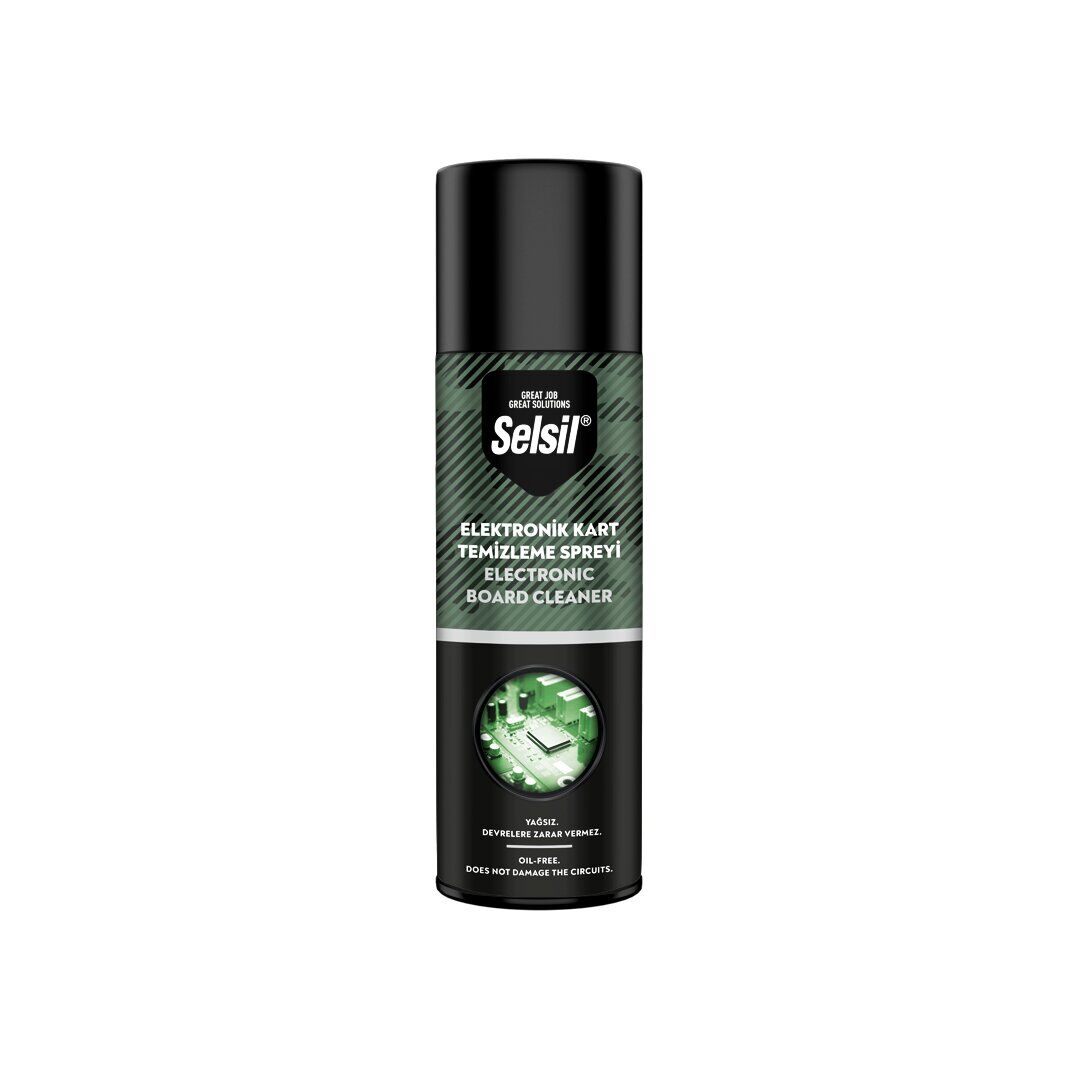 SELSİL TAS-010 ELEKTRONİK KART TEMİZLEME SPREYİ 500ML ( YAĞSIZ & DEVRELERE ZARAR VERMEZ )*24