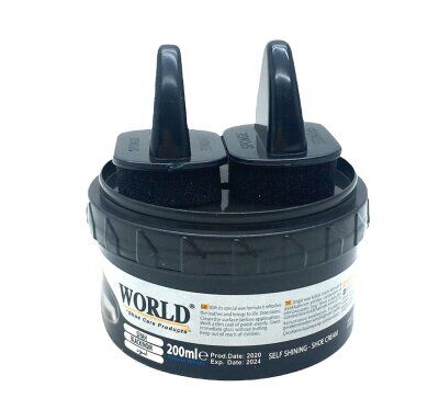 WORLD ( 200ML.) ( SİYAH BLACK ) AYAKKABI BOYASI*12X8
