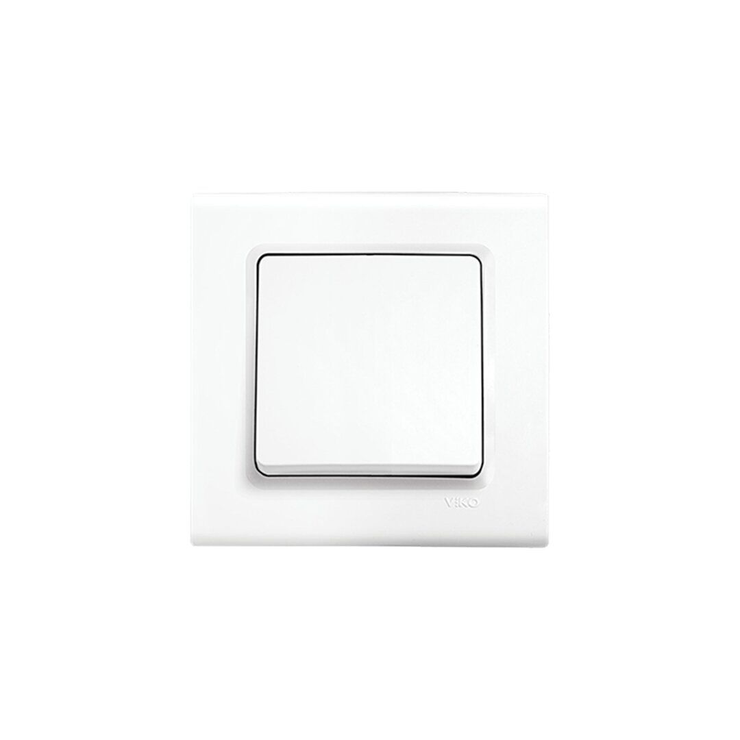 VİKO-91400001 LİNNERA S ANAHTAR ( BEYAZ ) ( ÇERÇEVELİ )*15X10
