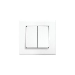 VİKO-91400002 LİNNERA S KOMÜTATÖR ( BEYAZ ) ( ÇERÇEVELİ )*15X10