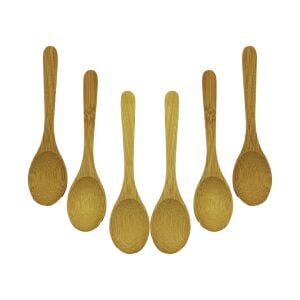 TATA BAMBOO & WOOD DMR-8467 ( 6PCS & OVAL ) AHŞAP BAMBU ( ÇAY KAŞIK ) SETİ*500