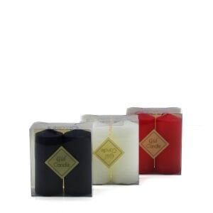GÜL CANDLE GL-214 ( 2PCS ) RENKLİ TAKOZ MUM*72=K