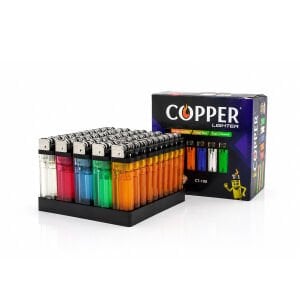 COPPER LIGHTER CT-100 ( DOLDURULABİLİR & UZUN BOY ) TAŞLI CEP ÇAKMAK*50X20