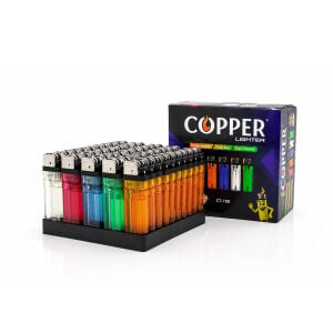 COPPER LIGHTER CT-100 ( DOLDURULABİLİR & UZUN BOY ) TAŞLI CEP ÇAKMAK*50X20