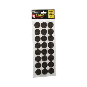 FLAMME-0008 ( 29MM ) ( YUVARLAK ) ( 24PCS ) ( ZEMİN KORUYUCU ) MOBİLYA KEÇESİ ( YAPIŞKANLI MONTAJ )*25X36