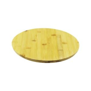 DMR HOME DMR-4944 ( YUVARLAK=30CM ) ( DÖNER TABLALI ) AHŞAP BAMBU SUNUM TEPSİSİ & MİNİ SOFRA*12