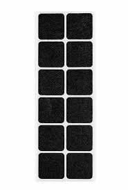 FLAMME-0022 ( 38MMX38MM ) ( KARE ) ( 12PCS ) ( ZEMİN KORUYUCU ) MOBİLYA KEÇESİ ( YAPIŞKANLI MONTAJ )*25X36