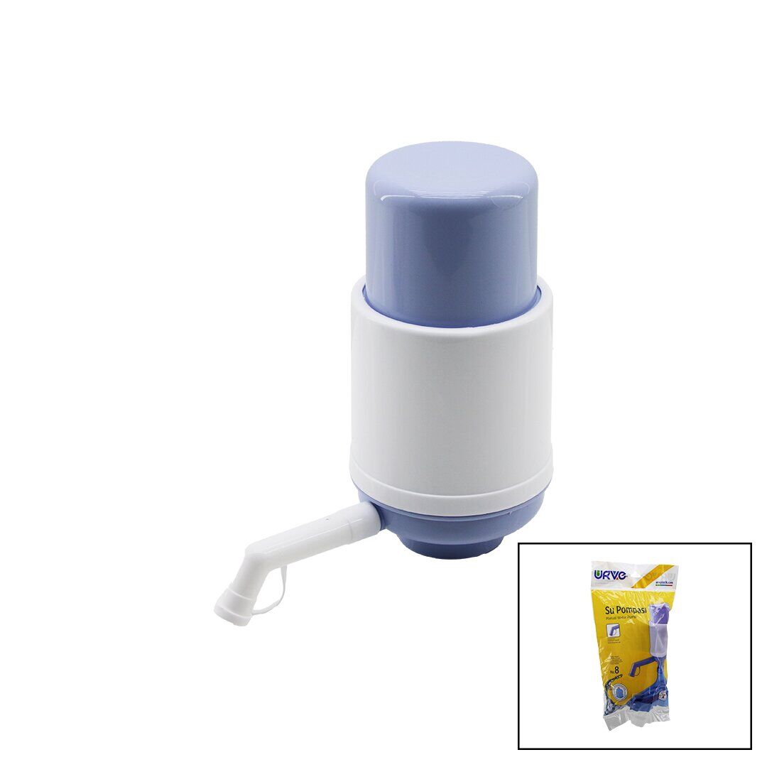 URVE DECOREV UR-3088 ( NO-8 ) ( BÜYÜK & DÜZ ) ( MANUEL ) DAMACANA SU POMPASI ( POŞETLİ AMBALAJ ) ( DAMLAMA ÖNLEYİCİ KAPAK )*30
