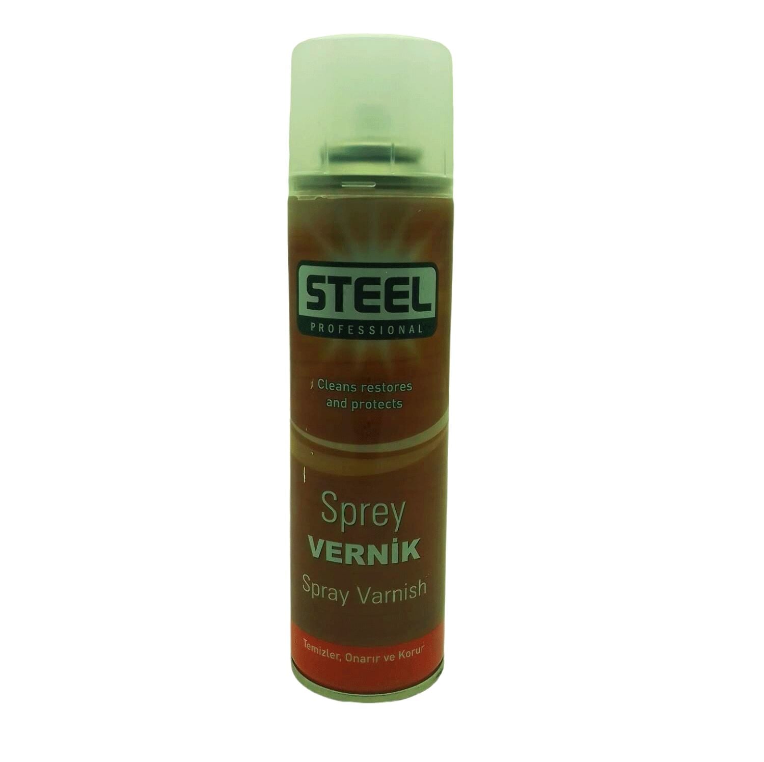 STEEL CK-5067 VERNİK SPREY ( 200ML ) ( TEMİZLER & ONARIR & KORUR ) ( AHŞAP- METAL- POLYESTER- SERAMİK- TAŞ )*36=K