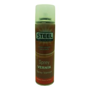 STEEL CK-5067 VERNİK SPREY ( 200ML ) ( TEMİZLER & ONARIR & KORUR ) ( AHŞAP- METAL- POLYESTER- SERAMİK- TAŞ )*36=K