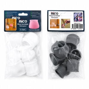 İBİCO İ13-145 ( 8PCS ) ( SİLİKON ) SANDALYE & MASA AYAK PABUÇ RENKLİ*25X20