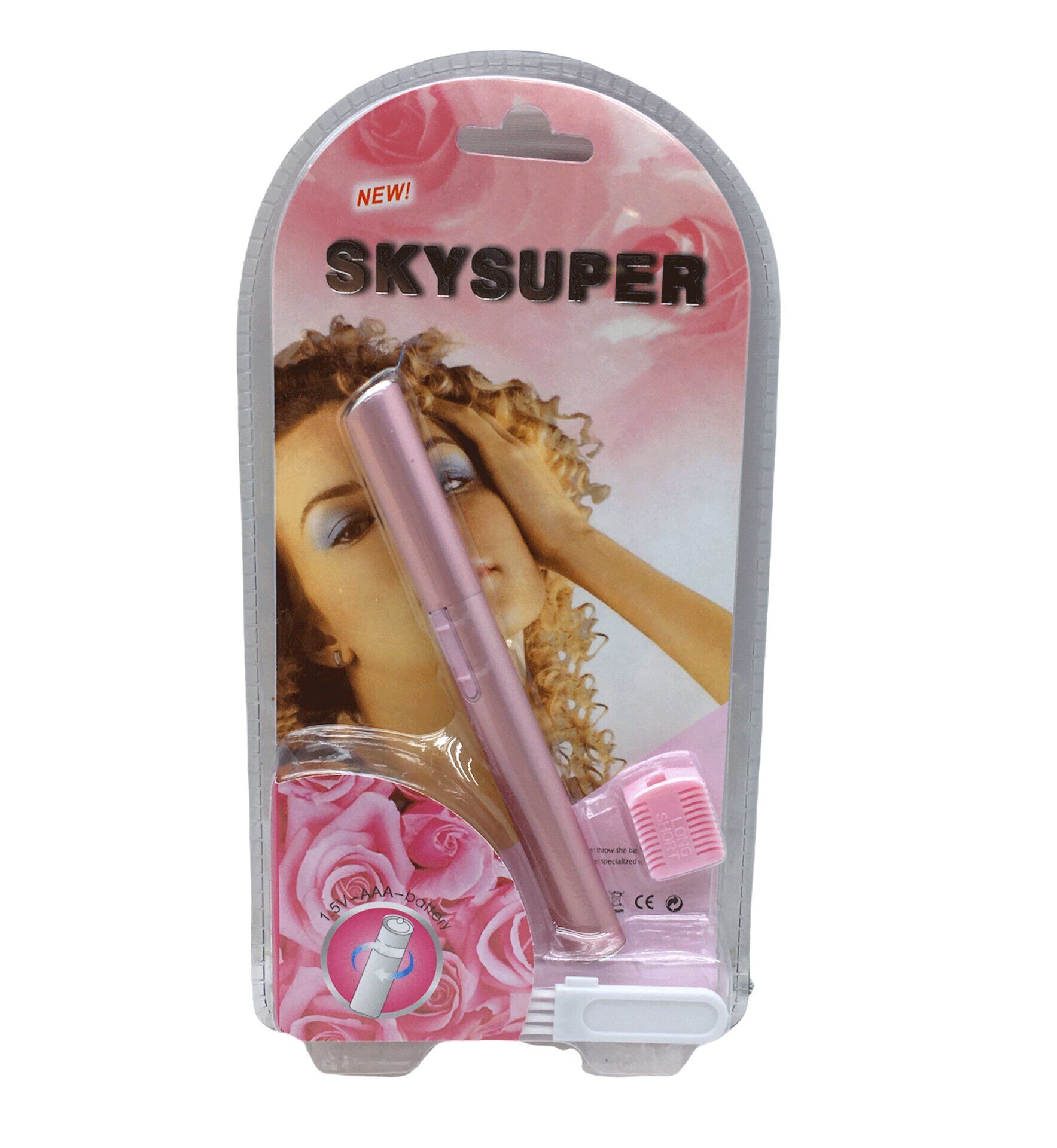 İBİCO K-05 SKYSUPER ( PEMBE ) ( PİLLİ ) YANAK KIL ALMA MAKİNASI*200