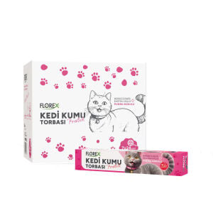 FLOREX L-2001 ( KEDİ & EVCİL HAYVAN ) KUMU TORBASI PRATİK ( 7PCS ) ( PUDRA KOKULU ) (BÜZGÜLÜ & EXTRA GÜÇLÜ) (82X50CM) ( PET SHOP )*20=K