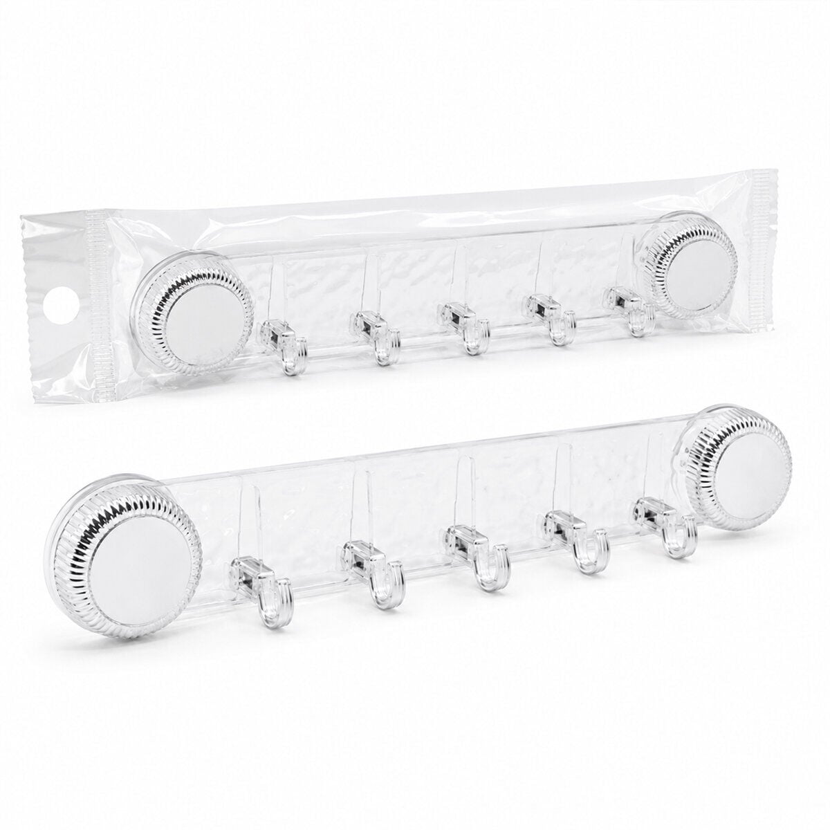 İBİCO İ13-147 ( PLASTİK ) ( POŞETLİ ) ( 5 KOLLU & VAKUMLU ) DELUX ASKISI YAPIŞKANLI ( 38.5CM & 5CM )*10X15