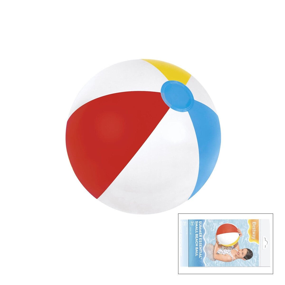 BESTWAY-31021 DİLİMLİ PLAJ & DEBİZ TOP ŞİŞME ( 51CM ) ( +2YAŞ )*36=K