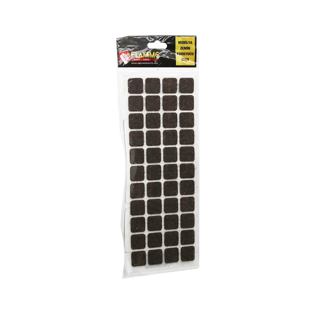 FLAMME-0046 ( 21MMX21MM ) ( KARE ) ( 44PCS ) ( ZEMİN KORUYUCU ) MOBİLYA KEÇESİ ( YAPIŞKANLI MONTAJ )*25X36