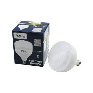 ELİTLED EL-02 12/50 ( 50W ) TORCH LED BULB AMPUL ( BEYAZ & 6400K ) ( E27 ) ( 5500 LÜMEN ) ( 20.000 SAAT ÖMÜR )*40