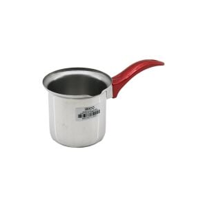 İBİCO K22-003 ( NO-5 ) ÇELİK CEZVE ( KIRMIZI KULP )*100