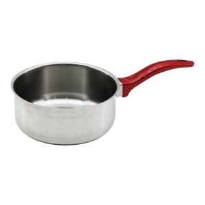 İBİCO K22-006 ( 14CM ) ( KIRMIZI PLASTİK KULP ) ( ÇELİK ) SOS TAVA*50