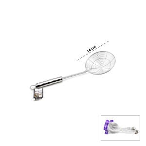 PABLITO PBT-951 ( 14'' ) ( SAPLI ) METAL ÇELİK KEVGİR*10X15