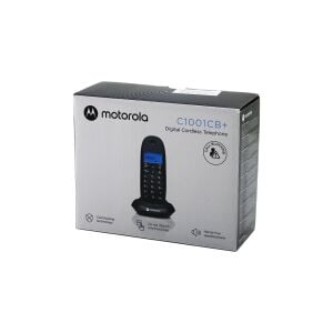 MOTOROLA C1001CB ( SİYAH ) (DİJİTAL) (KABLOSUZ & TELSİZ) TELEFON (ARAYAN NO GÖRME) (50 HAFIZA)*8