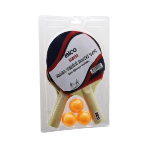İBİCO İ19-005 ( MASA TENİSİ ) ( PİNPON ) ( RAKET ) SETİ ( 2PCS RAKET - 3PCS TOP )*80