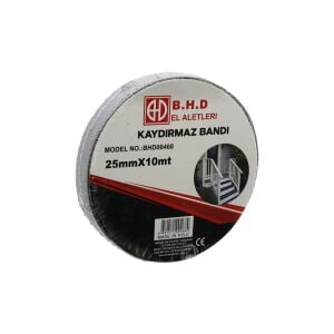 B.H.D BHD-00468 ( 25MM X 10MT ) ( KAYDIRMAZ ) ( SİYAH ) BANT*72