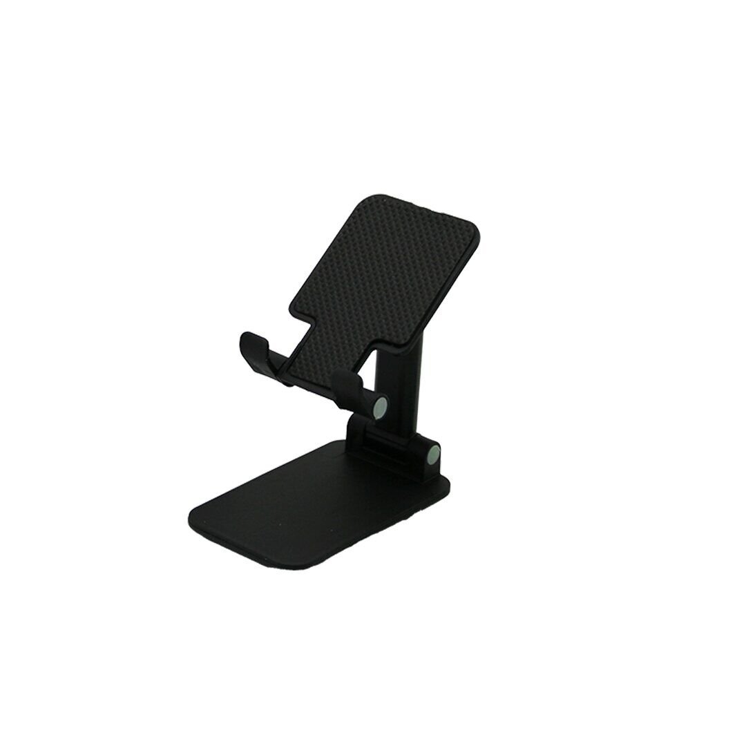 FOLDİNG DESKTOP PHONE STAND YAKUT-12963 ( AKROBAT ) MASA ÜSTÜ TELEFON TUTACAK ( SİYAH ) ( PLASTİK )*200