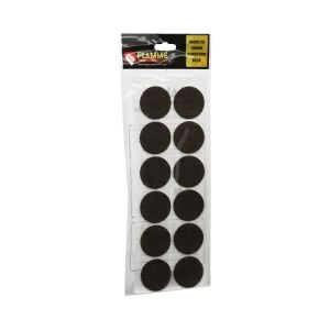 FLAMME-0015 ( 38MM ) ( YUVARLAK ) ( 12PCS ) ( ZEMİN KORUYUCU ) MOBİLYA KEÇESİ ( YAPIŞKANLI MONTAJ )*25X36