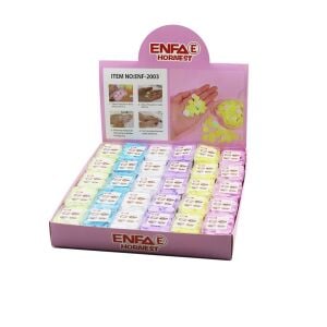 ENFA HORNEST ENF-2003 SEVİMLİ SABUNLAR (MİNİ=1.2-1.5CM) (SEYAHAT & PİKNİK & OKULDA) (160PCS ± 10) (MİX:KALP& YVRLK&ÇİÇEK)*60X12