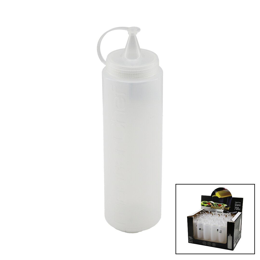 MASTERCHEF ( 700ML ) YAĞDANLIK & SOSLUK ( ŞEFFAF & PLASTİK ŞİŞE ) ( KETÇAP & MAYONEZ )*24=K