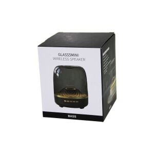 GLASS 5MINI PL-4437 ( MİKA KRİSTAL FANUS MODEL ) ( WİRELESS ) ( USB ŞARJLI ) SPEAKER HOPARLÖR ( RGB IŞIKLI ) ( AUX & TF & DC5V )*60