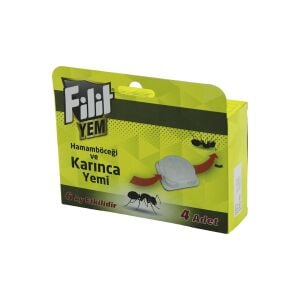FİLİT ( 4PCS ) KARINCA & HAMAM BÖCEK ( YEMİ ) ( 6AY ETKİLİ & İSTASYON ) ( YEM: 1.5GR X 4AD.=6GR )*6X8