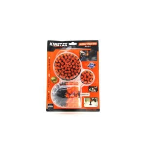 KINETEX KTX-3375 ( 3PCS SET ) MATKAP FIRÇASI (1/4'' & 6.3MM) (BÜYÜK DÜZ= 4'' İNÇ ) (YUVARLAK= 3.5'' İNÇ) (UÇ FIRÇA= 2'' İNÇ)*40