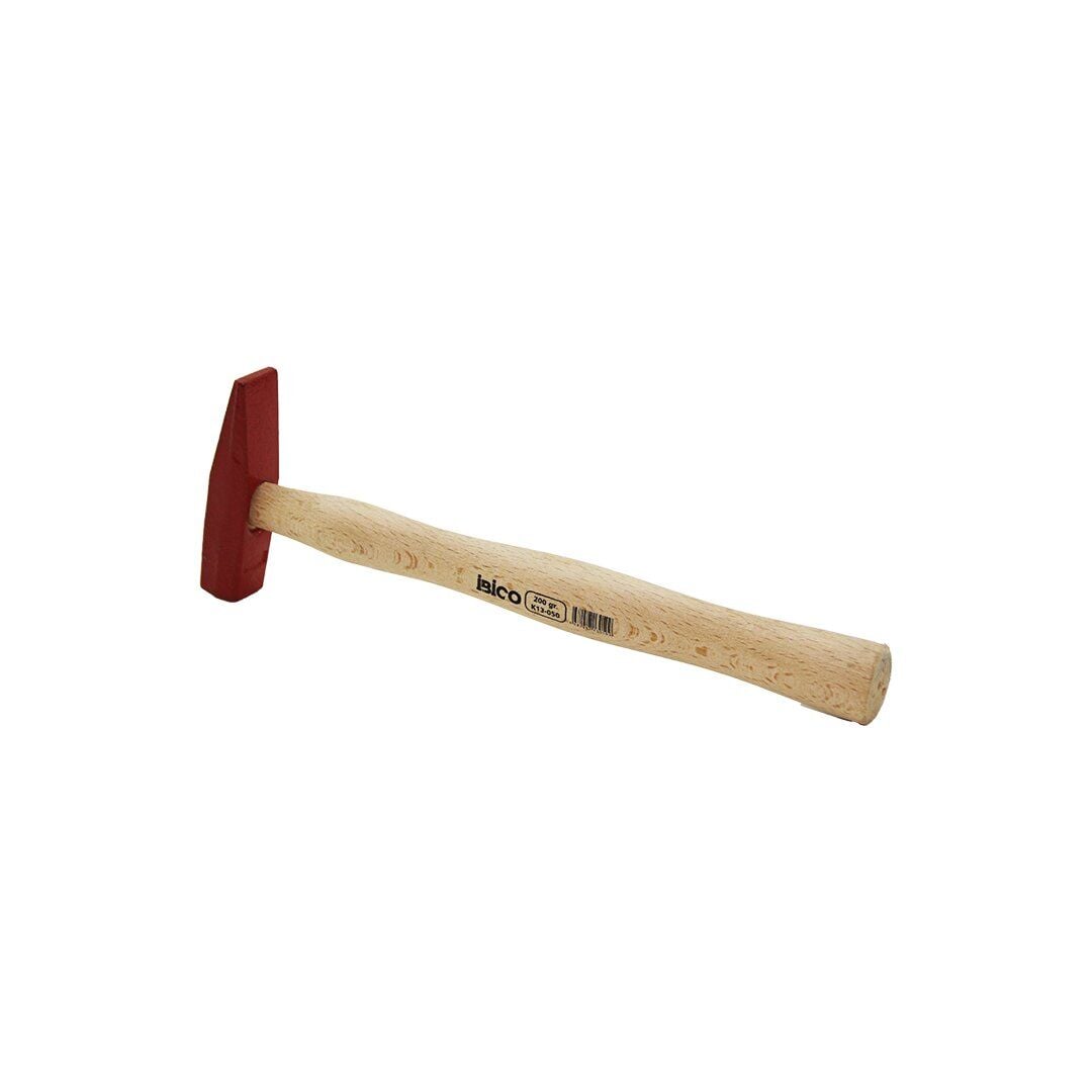 İBİCO K13-050 YNR-002 ( 200GR ) ÇEKİÇ ( AHŞAP SAPLI= 27CM ) ( TESVİYECİ ) ( SICAK ALAŞIMLI DÖVME ÇELİK )*12=K