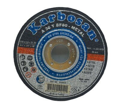 KARBOSAN 10910 NK METAL KESİCİ DİSK ( SPRAL TAŞI ) 115MMX3.0X22*150