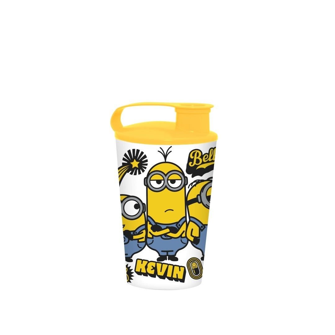 340 CC LISANSLI KAPAKLI BARDAK-KEVIN MINIONS *36
