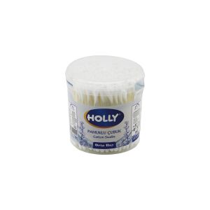 HOLLY ( ORTA BOY ) KULAK ÇÖPÜ ( PAMUKLU ÇUBUK ) ( YUVARLAK KUTU )*6X24