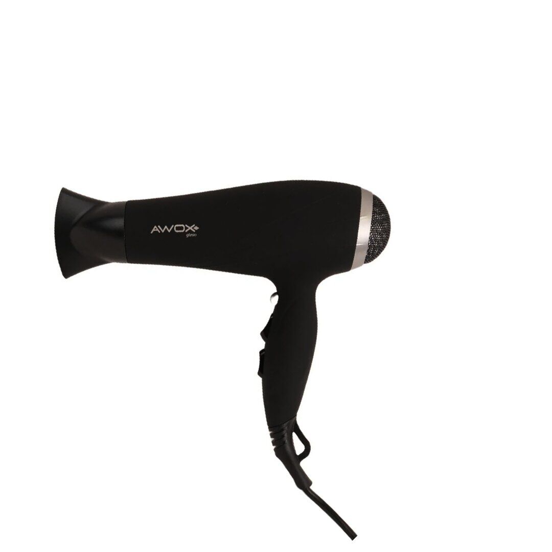 AWOX GLEAO ( SİYAH ) SAÇ KURUTMA & FÖN MAKİNESİ ( SOĞUK ÜFLEME ) ( 2 KADEME FAN & 3 KADEME SICAKLIK ) ( 1700-2000W )*12