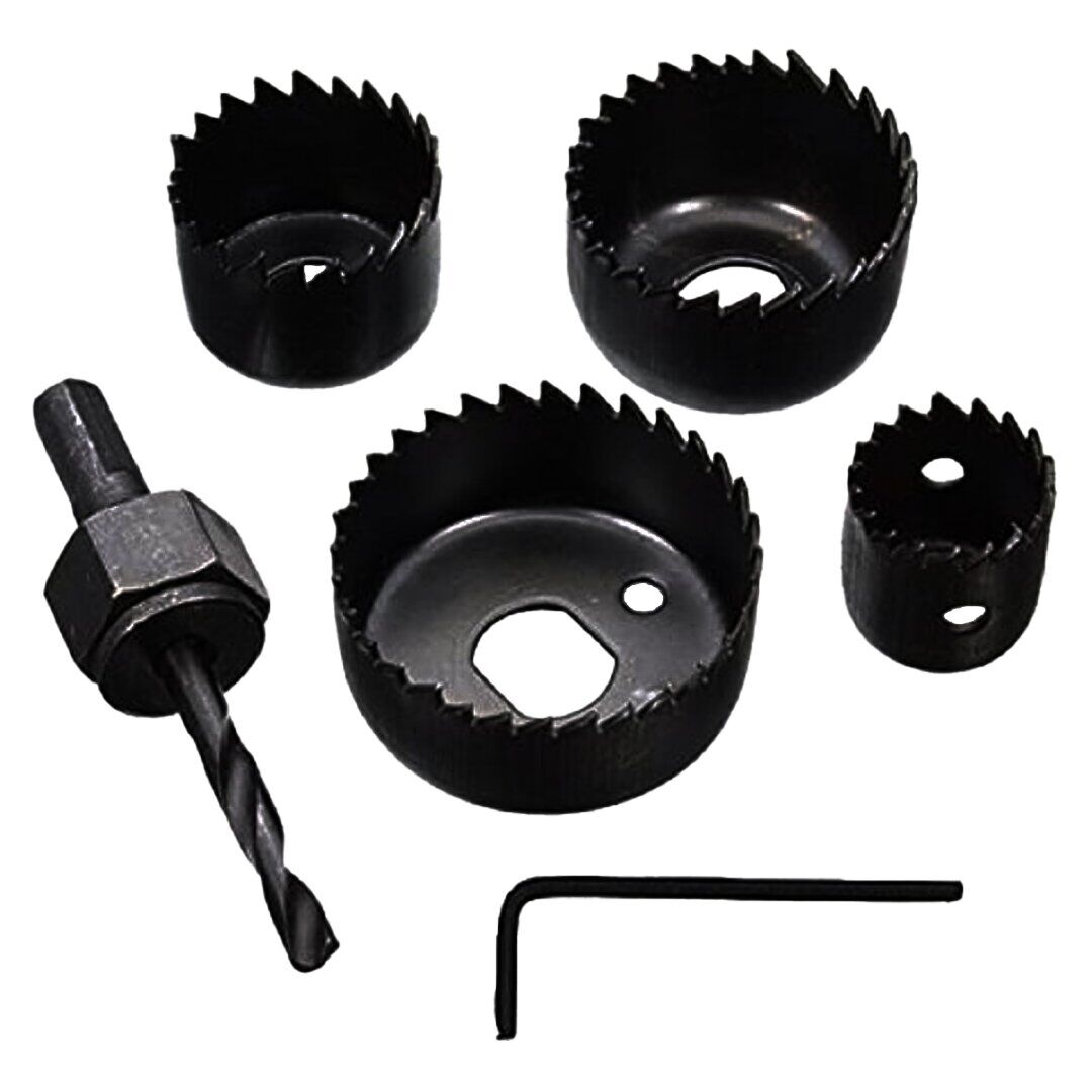 DMAX DMX-4127 ( 6PCS ) BUAT AÇMA PANÇ SETİ ( 32-38-44-54MM & 3/8 HEX & ANAHTAR ) ( METAL & AHŞAP & PLASTİK DELİK AÇMA )*100