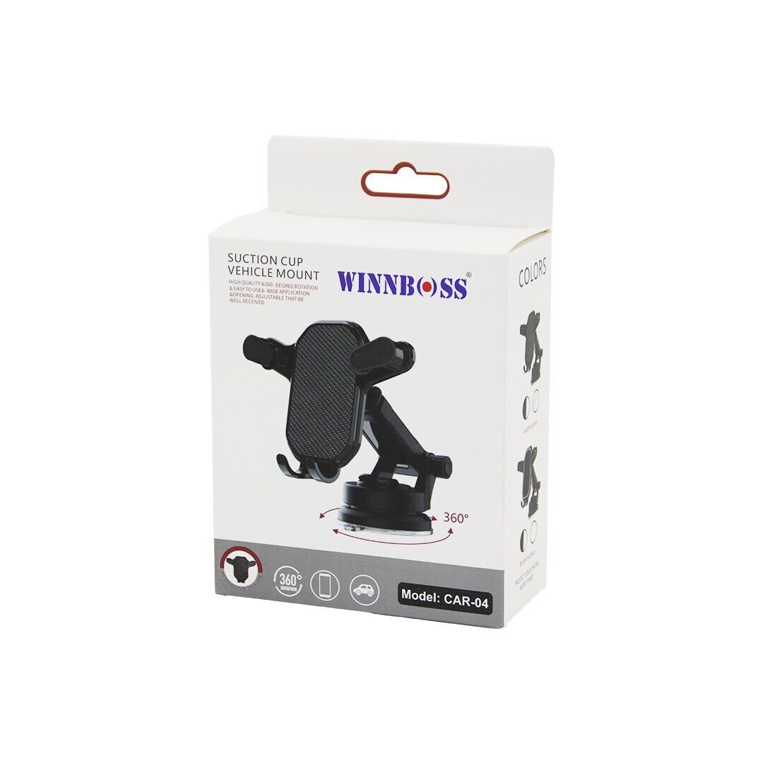 WINNBOSS CAR-05 ARAÇ & OTO TELEFON TUTUCU (360° KADEMELİ-UZAYAN-KISALAN KOL) (VANTUZLU) (OYNAR BAŞ & KOLLAR)*100