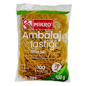 MİKRO ( PAKET & AMBALAJ ) ( PARA LASTİK ) KAUÇUK (500 GR) (BOY:220MM & KALINLIK:140MM & GENİŞLİK:140MM )*40
