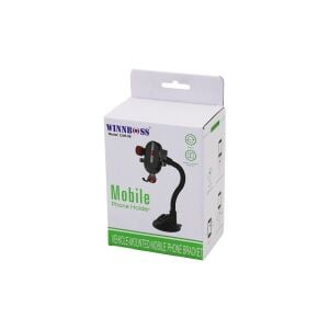 WINNBOSS CAR-06 ARAÇ & OTO TELEFON TUTUCU (360° EĞİLİP BÜKÜLEN AKROBAT KOL) (VANTUZLU & OYNAR BAŞ& GENİŞLİK AYARI)*100