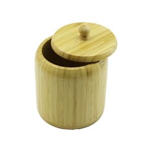 İBİCO İ22-232 ( NO-12 ) ( AHŞAP & BAMBU ) ( ŞEKERLİK KAPAKLI ) ( ÇAP: 11.3CM ) ( DERİNLİK: 11CM )*48