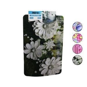 İBİCO İ21-010 ( DİKDÖRTGEN & DESENLİ ) ( 38X58CM ) ( SU EMİCİ & SİHİRLİ ) BANYO PASPASI ( ELASTİK )*100