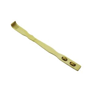 İBİCO İ13-069 ( AHŞAP ) SIRT KAŞIMA & KAŞIYICI ( 2İN1 KULLANIM= ÇİFT TEKERLİ  & EL TİPİ BAŞLIK ) ( 45CM ) *10X30