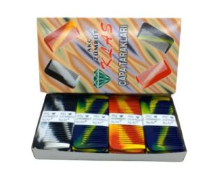 ZÜMRÜT-213 KLAS RENKLİ ÇAPA LÜX GENİŞ TARAK*24X50