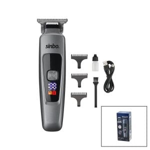 SİNBO SHC-1910 ( USB ŞARJLI & LCD GÖSTERGELİ ) SAÇ & SAKAL KESME TRAŞ MAKİNESİ ( İKİ FARKLI HIZ & 150 DK. ÇALIŞMA SÜRE )*24