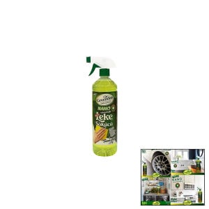 GREENDAS (SİHİRLİ) LEKE SÖKÜCÜ SPREY ( YEŞİL SU ) ( 1LT ) (YAĞ & KİR & PAS TEMİZLEYİCİ) (TÜM YÜZEYLER)*12=K