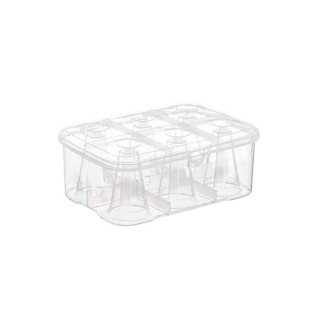 URVE UR-3448 ( 6LI ) ( SU BARDAK & KULPLU BARDAK ) TAŞIMA APARATI ( ŞEFFAF PLASTİK )*18